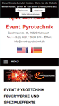 Mobile Screenshot of event-pyrotechnik.de